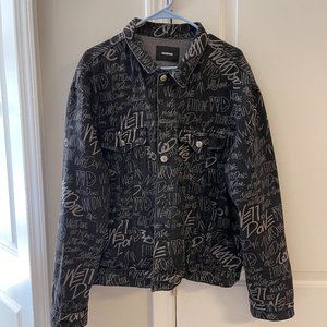 WE11DONE  black denim jacket Unisex size: M